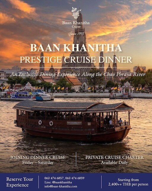 Baan Khanitha Prestige Cruise Dinner
